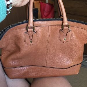 Madewell Tan Leather Satchel